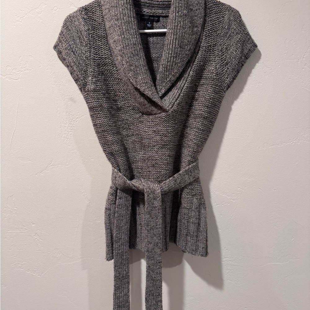 Willi Smith Charcoal Cowl Neck Sweater